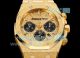 MMA 11 Copy Audemars Piguet Royal Oak Chronograph 41 Yellow Frosted Gold Watch (3)_th.jpg